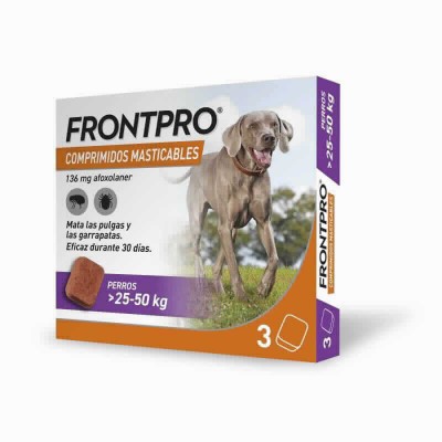 Frontpro 25-50 Kg 3 Comprimidos Masticables