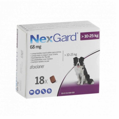 Nexgard Perro 10-25 Kg 18 Comp