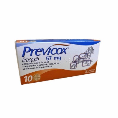 Previcox 57 Mg 10 Comprimidos Divisibles En 4