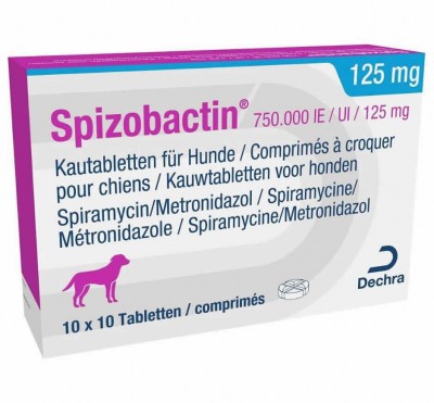 Spizobactin 125 Mg 10 Tab