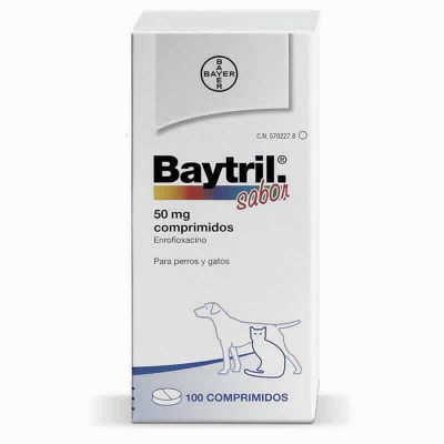 Baytril 50 Mg 100 Cp