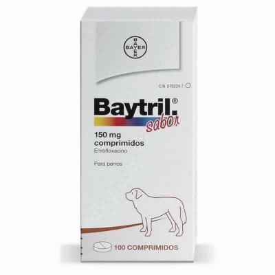 Baytril 150 Mg 100 Cp