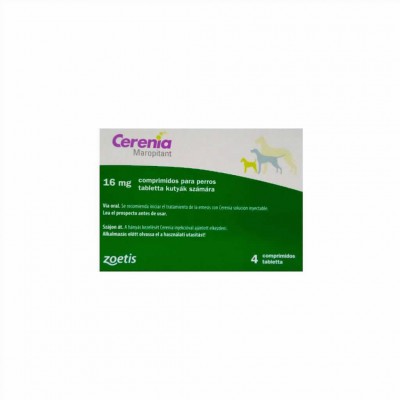 Cerenia Comprimidos 4x16 Mg