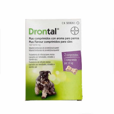 Drontal Plus Aroma Perro 102 Comprimidos