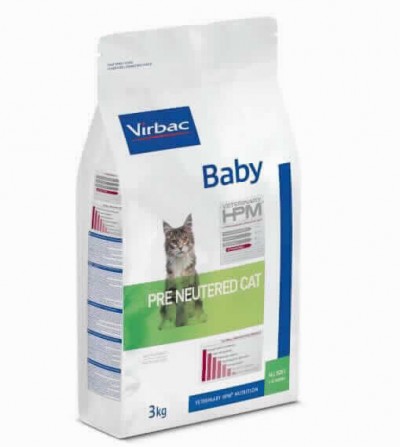Baby Pre Neutered Cat 3kg
