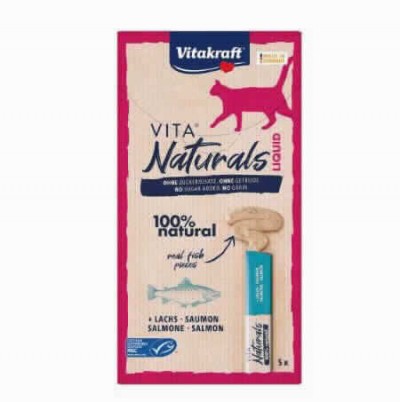 Vita Naturals Cat Stick Salmon 4x5 Gr