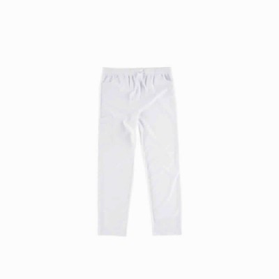 Pantalon Hombre Blanco Elas/cintura(b6920) T.s